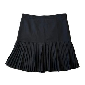 Club Monaco Pleated Black Mini Skirt